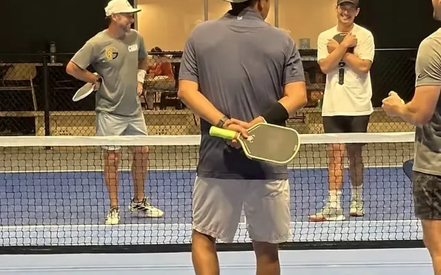 A coach running a clinic