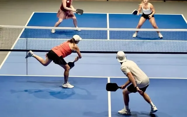 Open play on the courts