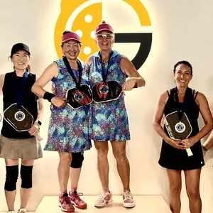 Tournament medalists on the podium